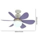 thumbnail image 3 of Ventilador de techo con luz de 3 velocidades, ventiladores de techo de perfil bajo para dormitorio de oficinas en el hogar, 3 of 7