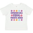 thumbnail image 3 of Inktastic Empowered Girls Equal Powerful Women Girls Baby T-Shirt, 3 of 5