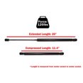 thumbnail image 4 of Red Hound Auto 2 Replacement Gas Strut Props Shock Lift Support Damper Spring Arm for Toolbox RV Camper Hood Liftgate Hatch 20 Inch Extended Length (11.41 Compressed) 120 Lbs Force fits 10 mm Studs, 4 of 5
