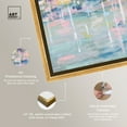 thumbnail image 4 of Coastal Dock Sailing Wall Art Canvas Wall Art by Art Remedy, Gold Floater Frame, 31.5" x 31.5", 4 of 7