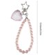 thumbnail image 3 of Stylish Heart Keychain Pendant Acrylic Bead Keyring Colorful Beaded Key Chain Fashionable Accessory for Bag and Purses, 3 of 4
