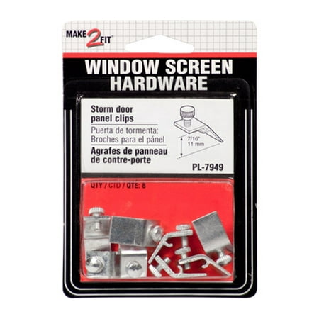 

2PC Prime Line PL7949 181058 Make To Fit Screen And Storm Door Clip