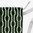 thumbnail image 3 of Simply Daisy Nuts & Bolts Geometric 18 x 29 in Dark Green Laundry Bag, 3 of 3