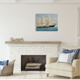 thumbnail image 3 of Stupell Industries Nautical Ship Sailing Transportation Painting Gallery Wrapped Canvas Print Wall Art, 30 x 24, 3 of 8