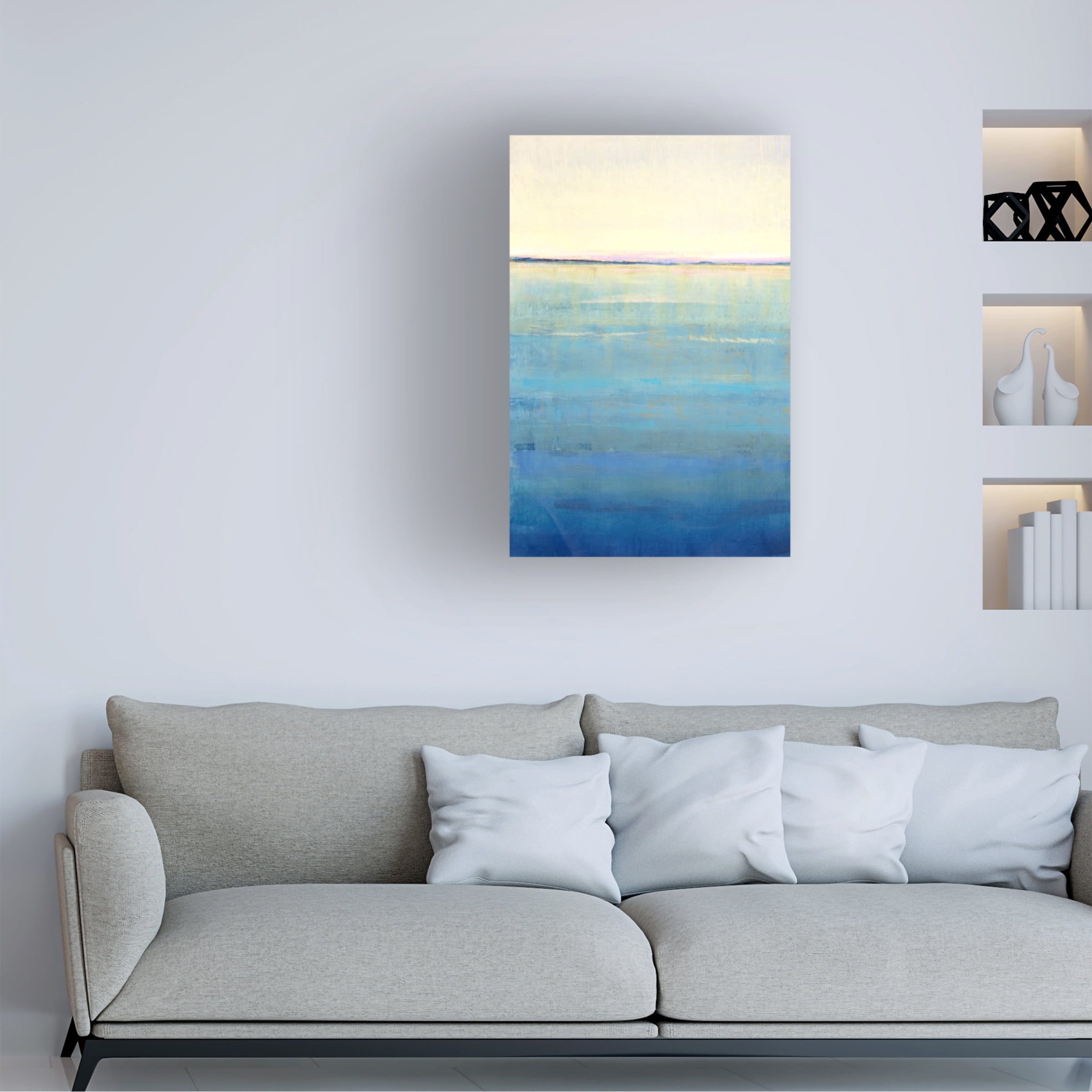 Tim OToole 'Ocean Blue Horizon I' Canvas Art