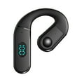 thumbnail image 2 of Open Ear Wireless Bluetooth Headphones, Pain-Free Air Conduction Ear Buds with LED Digital Display Charging Case, Sweat Resistant for Running, Safe Driving, and Extended Daily Use,Black, 2 of 8