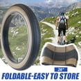 thumbnail image 3 of Meghna E-Bike Fat Tire 26 x 4.0 2 Pack Heavy Duty Wear-Resistant Mountain Snow Tire 26 inch for E-Bike Brown, 3 of 6