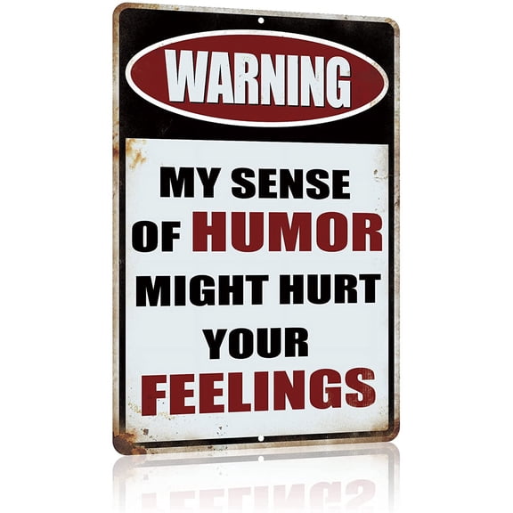 Funny Sasquatch Gift Metal Sign Warning Property Protected by Bigfoot Gifts Tin Signs Vintage Garage Garden Forest Back Yard Decor for Wall/Porch Inches Outdoor & Indoor