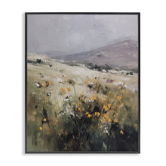 Stupell Industries Traditional Verdant Dreams Landscape Black Framed Giclee Art, 11 x 14, by Svetlana Aleynikova