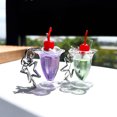 thumbnail image 6 of Creative Miniature Cream Cup Keychain for Women Girls Cute Bag Ornament Car Keyring Holder Pendant Decors, 6 of 8
