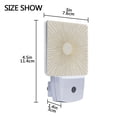 thumbnail image 4 of Yayeee LED Plug in Night Light for The Home with Auto Dusk to Dawn Light Sensors, 2 Pack, Sunshine, 4 of 6