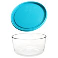 thumbnail image 3 of Pyrex 7201 4-Cup Glass Bowl & 7201-PC Surf Blue Lid (4-Pack), 3 of 6