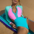 thumbnail image 2 of Gibobby Traje de Baño Sexy Bikini Bikini de verano 2023 Traje de baño ajustado con solar en contraste de color(A,M), 2 of 4