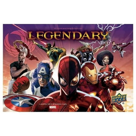 Legendary Civil War Board Game Marvel Comics Iron Man America Heroes Villians Upper Deck