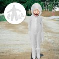thumbnail image 3 of EeaseMX Ropa de protección desechable, tela no tejida, transpirable, disfraz de una pieza para niños, para uso en interiores y exteriores, talla S (blanco, con guantes y cubrezapatos)., 3 of 7