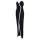 thumbnail image 4 of Vestido de noche sin tirantes con hombros descubiertos y espalda dividida Bodycon Clubwear Summer Beach Party Vestido de noche sin tirantes L Soledad Vestido largo de las mujeres, 4 of 8