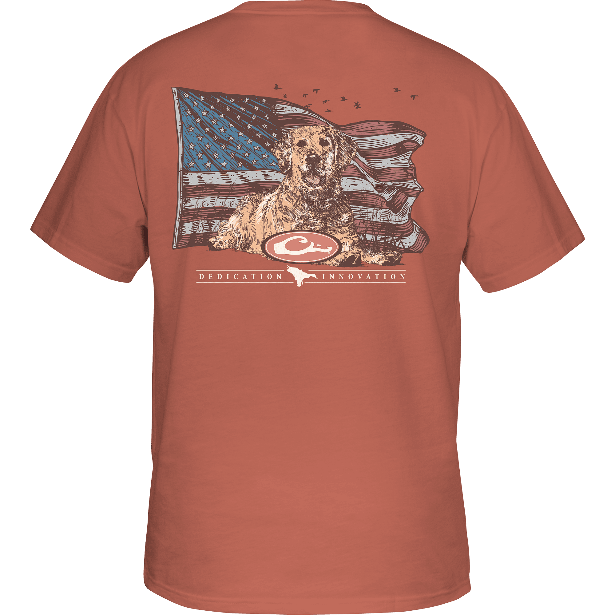 Americana Yellow Lab T SS Terra Cotta Medium
