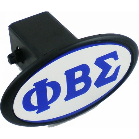 Black Trainer - Phi Beta Sigma Mirror Domed Trailer Hitch Cover [Black - 2