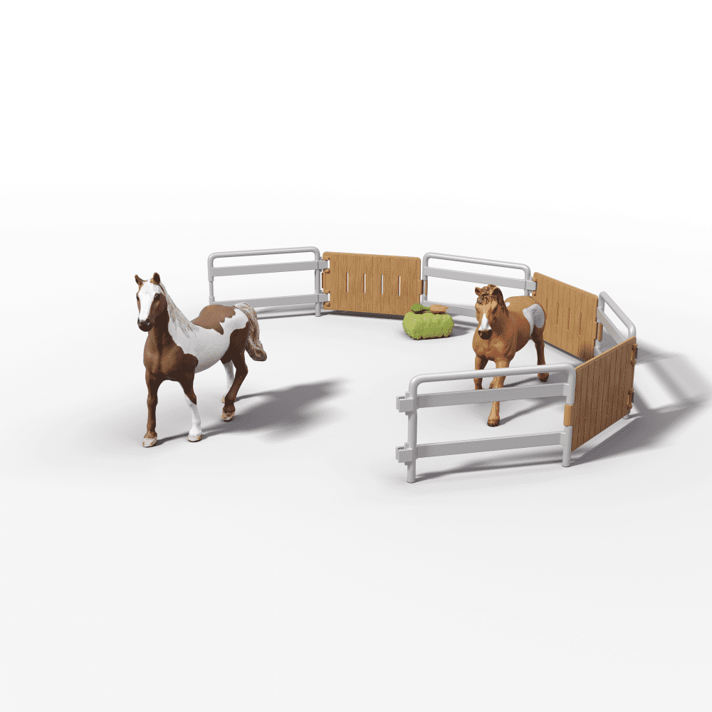 Schleich Lakeside Truck and Trailer Car Playset, 119 Count