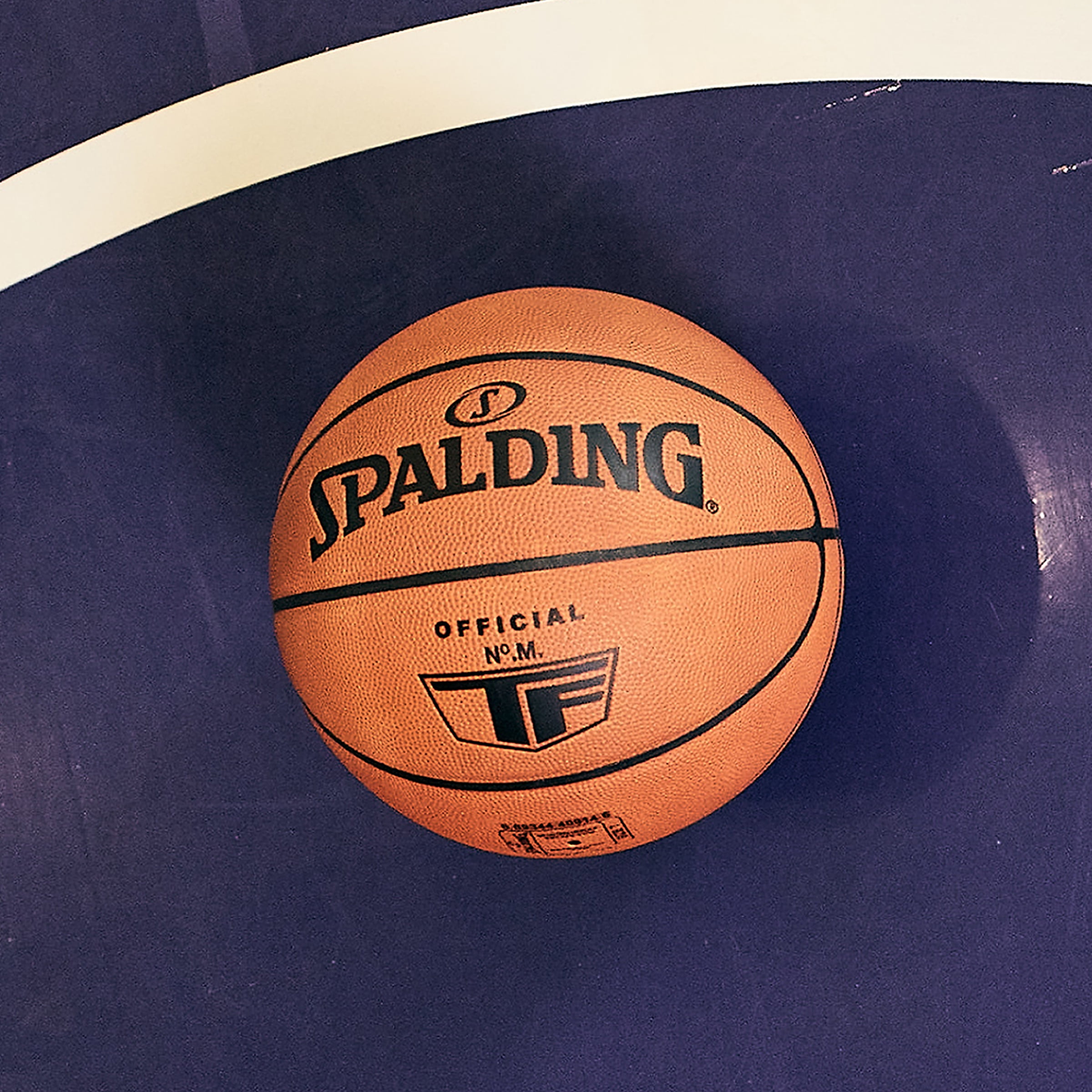 Spalding TF Model M Official Leather Indoor Game Basketball - 29.5"