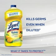 Lysol Clean & Fresh Multi-Surface Cleaner, Lemon & Sunflower, 144oz
