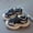 Black, variant on Liyamei Autumn Release Athletic Sneakers For Girls And Boys Breathable Running Shoes With Soft Sole For Kids Kids Running Shoes Girls Size 1.5-2 Years