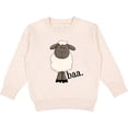thumbnail image 2 of Inktastic Baa. Cute Sheep Design Toddler Sweatshirt, 2 of 4