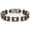 Black Gold - Black Core, variant on BOOTOOL Men's Cycling Bracelet, Stainless Steel Motorcycle Chain Bracelet, 8.4 Inch