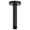 Matte Black, variant on American Standard 1660186.243 Ceiling Mount Rain Shower Head Shower Arm 6 inch, Matte Black
