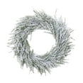 thumbnail image 2 of Snow Flocked Christmas Tree Garland Decoration Snowy Artificial Christmas Garland Winter Frosted Holiday Garland Christmas Party Wedding Table Fireplace Decoration 5.91ft, 2 of 6