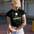 thumbnail image 2 of Best Grandpa by Par Pun with Ball & Clubs, Golf Player, Golfing or Golfer Themed Merch Gift, Royal Blue T-Shirt, Medium, 2 of 5