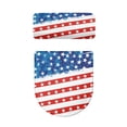 thumbnail image 5 of HELLHERO Adjustable Polyester Toilet Cover, Stretchy Fabric Stretch Fit Toilet Lid Covers Set for Bathroom, American Flag Design, 5 of 8