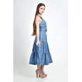 thumbnail image 2 of Vestido denim con cinto Roman Fashion /Juvenil, 41548 (Azul medio) azul M, 2 of 6