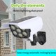 thumbnail image 5 of Lámpara De Vigilancia De Cámara Simulada Solar Lámpara Impermeable De Control Remoto De 3 Modos De Inducción Al Aire Libre Serendint HA016676-00, 5 of 6
