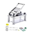 thumbnail image 2 of Siruishop Food Chopper Veggie Cutter Hotel Restaurant Vegetable Chopper with Container with 9 Blades, 2 of 8