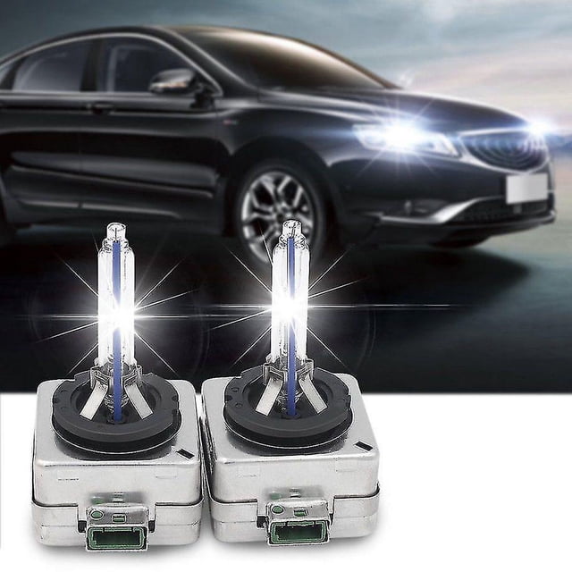 2x D3S 35W HID Bombillas para faros delanteros de coche xenón blanco reemplazo luz baja/alta