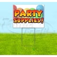 thumbnail image 1 of Party Supplies V2 (18" x 24") Yard Sign, Includes Metal Step Stake, 1 of 6