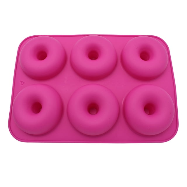 Molde de silicona antiadherente de 6 cavidades para hornear, apto para lavavajillas, herramientas de decoración