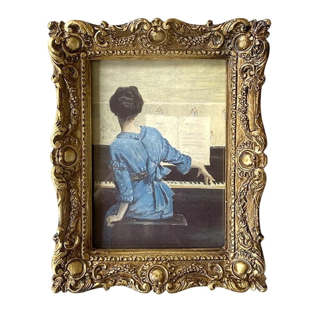 Billuyoard Vintage Style Photo Frame Picture Holder Tabletop Hanging Decor Wall Decoración del hogar