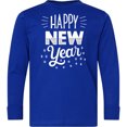 thumbnail image 3 of Inktastic Happy New Year in Hand Lettering Long Sleeve Youth T-Shirt, 3 of 5