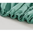 thumbnail image 4 of Chezmoi Collection 6-Piece Granite Green Sheet Set Queen - Extra Soft Breathable Brushed Microfiber Bed Sheets with 15" Deep Pocket & 4 Pillowcases, 4 of 5
