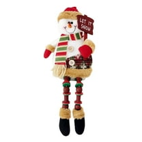 JoyMoreToys Christmas Snowman Plush Toys for Kids,Cute Soft Winter Snowman Doll Holiday Christmas Decorations Birthday Gifts for Kids Girls Boys