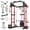Power Cage Only-Red, variant on Mikolo Power Rack Cage, Weight Stack Power Cage with Cable Crossover Machine, Multi-Function Squat Rack with Dip Bars and Landmine for Home Gym Red