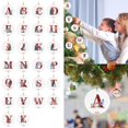 thumbnail image 1 of Colgante de Navidad para muñeco de nieve 2023 - adorno acrílico de 26 letras para espejo de coche, decoración navideña de 7x0,4cm, 1 of 1