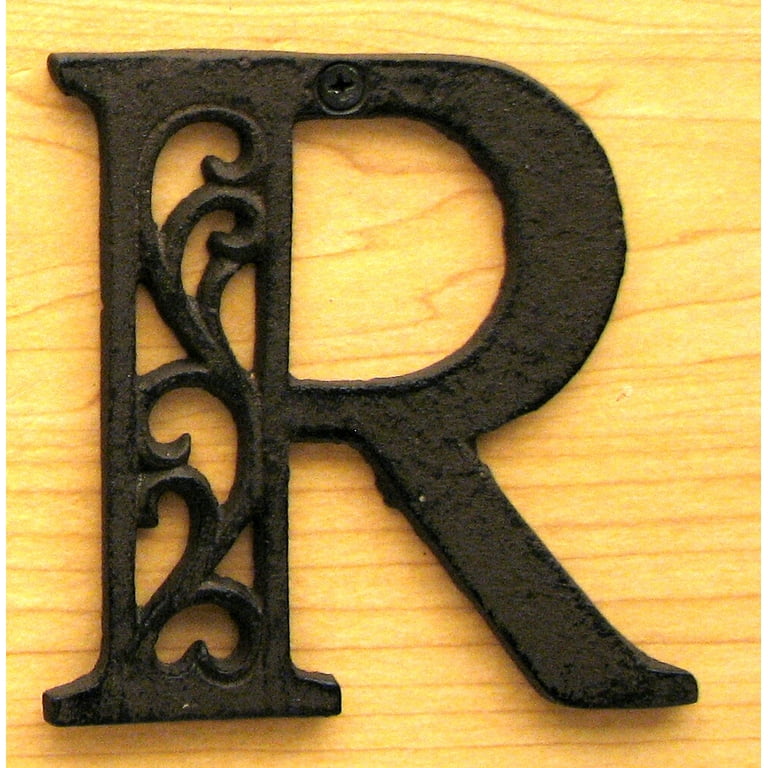 Cast iron - letters