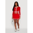 thumbnail image 2 of Womens Varsity Stripe Pull On Pleated Skort, 2 of 5