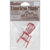 Timeless Miniatures Metal - Red Chair