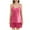 Pink, variant on WIZUTIZ Sleepwear for Women Classic Leisure 2 Piece Homewear Spaghetti Strap Tank Top&Shorts Crew Neck Elastic Spandex Shorts Solid Silk Camisoles Pajamas Set for Lady Running Party Pink