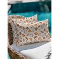 thumbnail image 4 of Outdoor Pillows Waterproof, White Pumpkins Fall Bedding Throw Pillows with Insert for Couch Sofa Bed, Thanksgiving Maple Leaves Beige 12x20 Inch Pillowcases Decorative Camping Patio Pillow Set of 2, 4 of 8