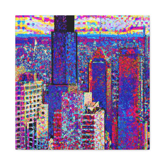 Expressive Pointillisme - Canvas